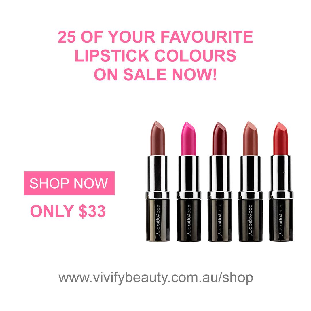 25 of Your Favourite Bodyography Lipstick Colours On Sale